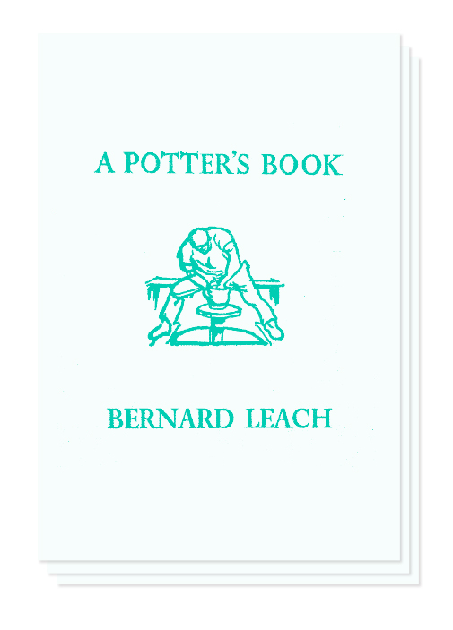 &quot;A Potter&#039;s Book&quot; cover design.