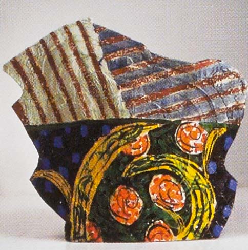 Horizontal Garden. Glazed earthenware, epoxy resin, lacquer and paint. 29 x 32 x 18 in. 2005.