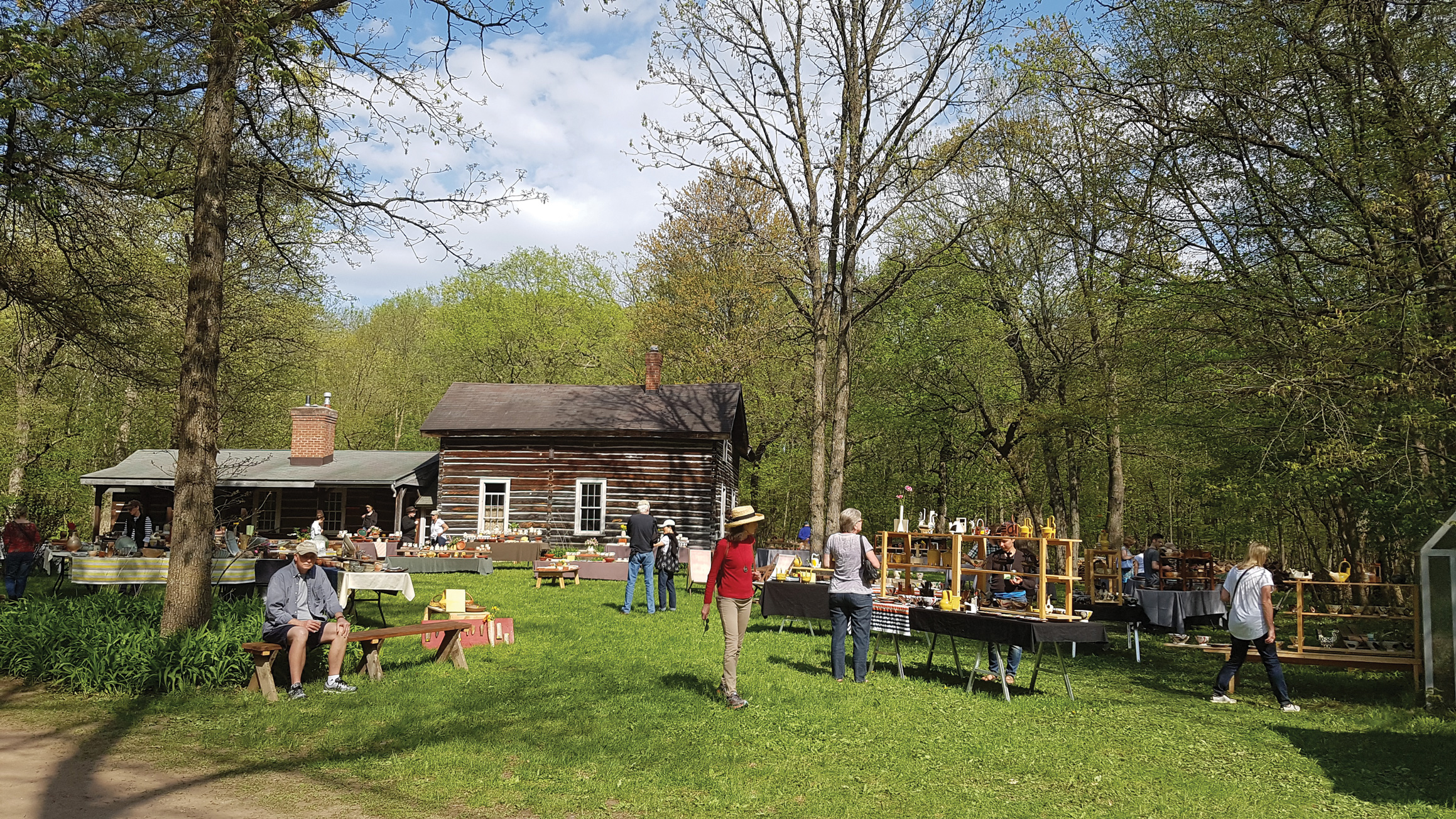 Home of Linda Christianson, 2017 St. Croix Pottery Tour, Lindstrom, Minnesota. Photograph by Elenor Wilson.