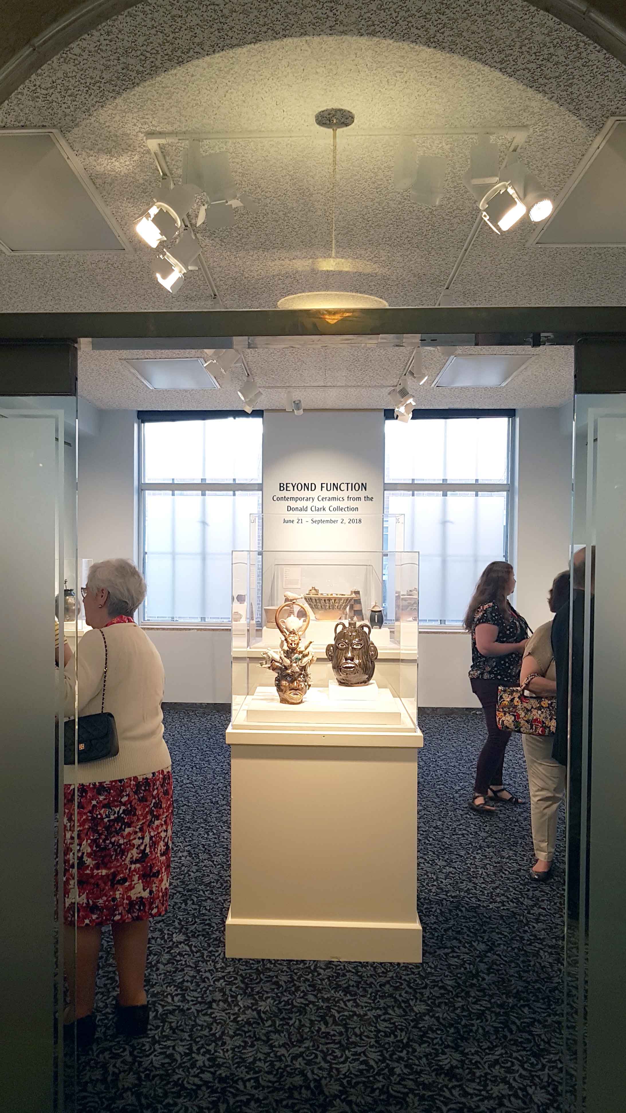 Donal Clark Collection Exhibition entrance, Springfield Museums, Massachusetts, June, 2018.