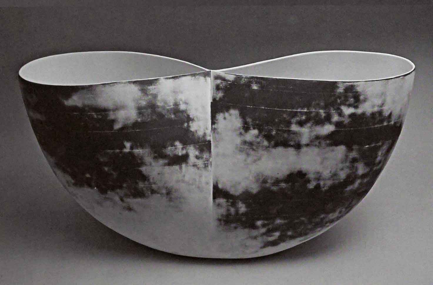 Event Horizon, 2011. Ceramic, 31 x 9 x 17 in. Photo courtesy Lacoste Gallery.