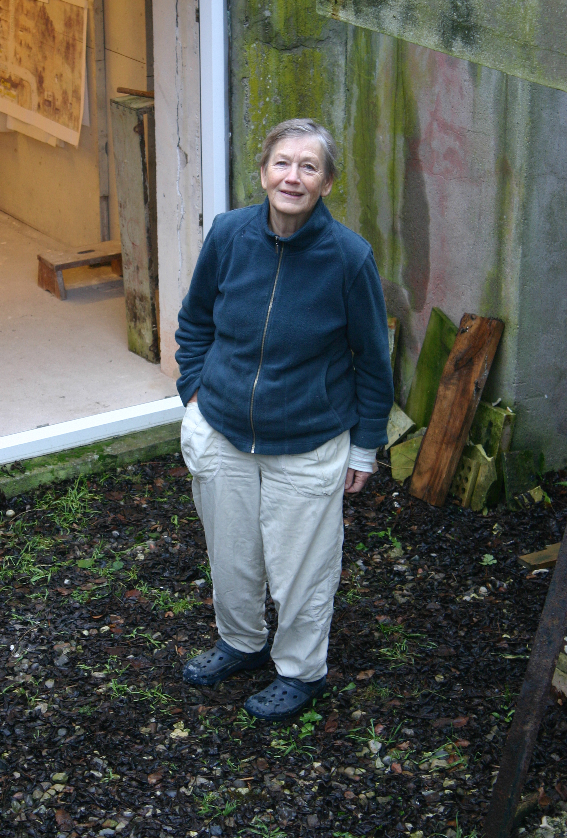 Hole at her home in Skaelskor, Denmark, 2012.