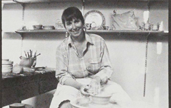 Coille Hooven in her Berkeley studio