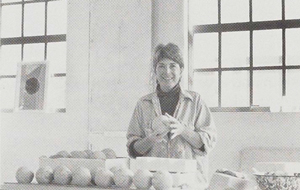 Nancy Selvin in her West Berkeley studio