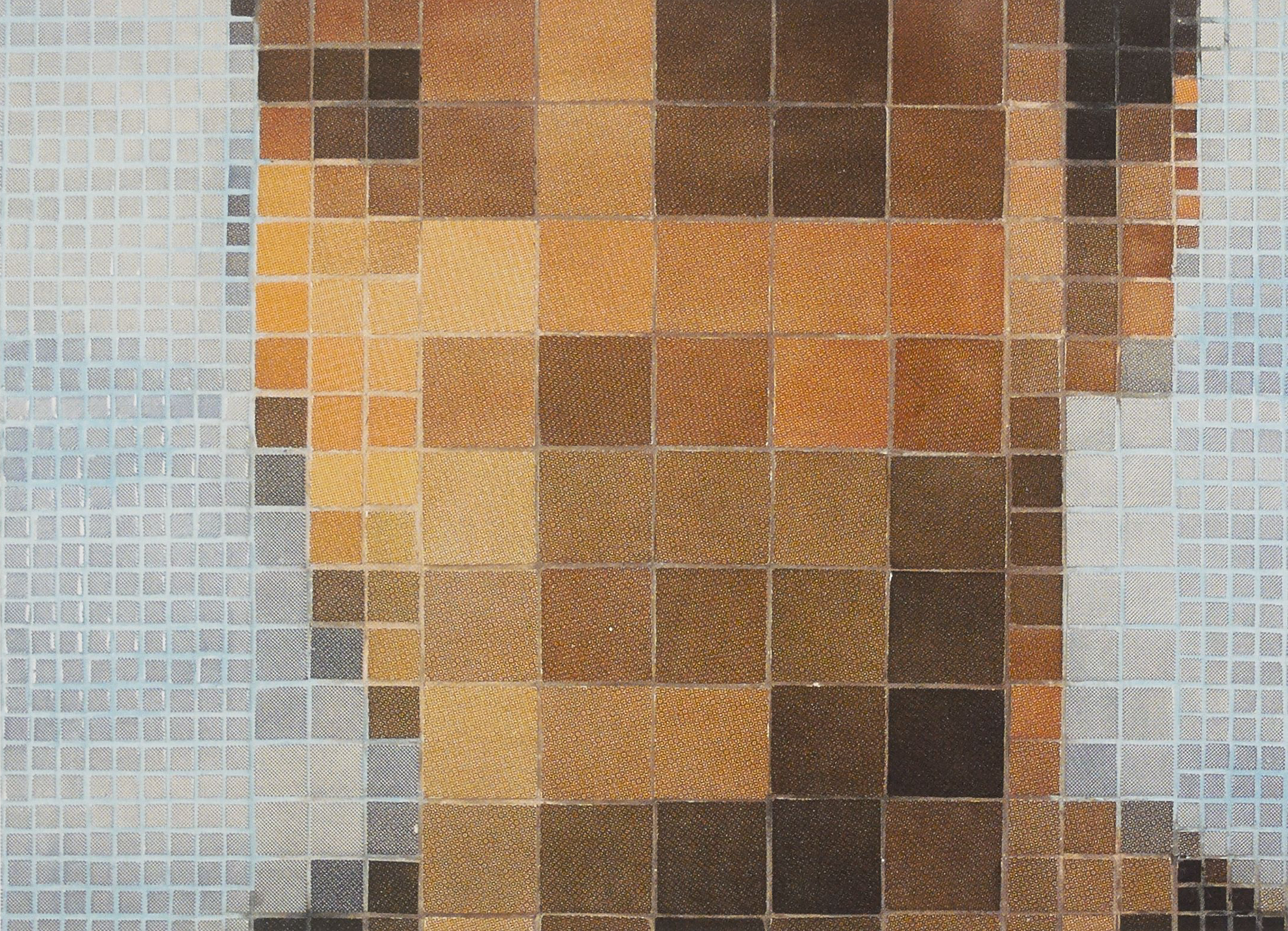 J3240,2007- Screen-printed ceramic tiles. 21x31 in