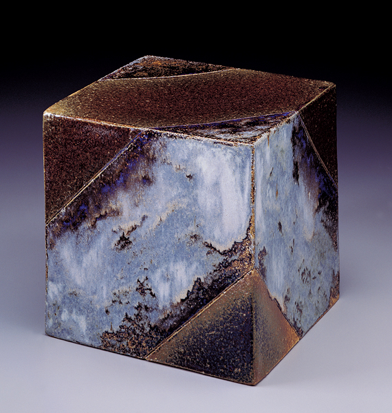 Harriet Harriet Brisson. Clouds, 1990. Stoneware clay, reduction fired to Cone 10, 7x7x7 in.