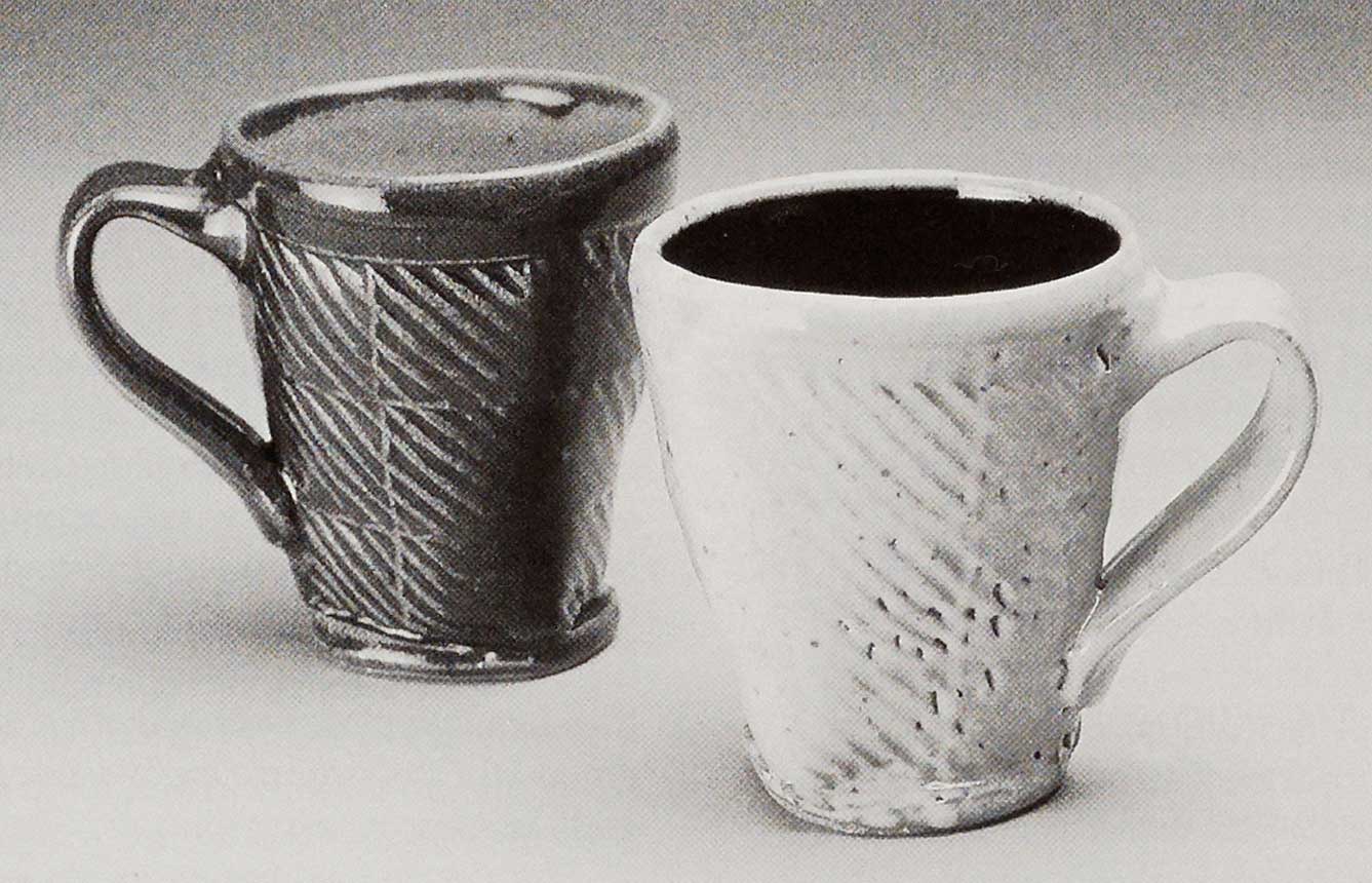 Mugs by Scott Goldberg.