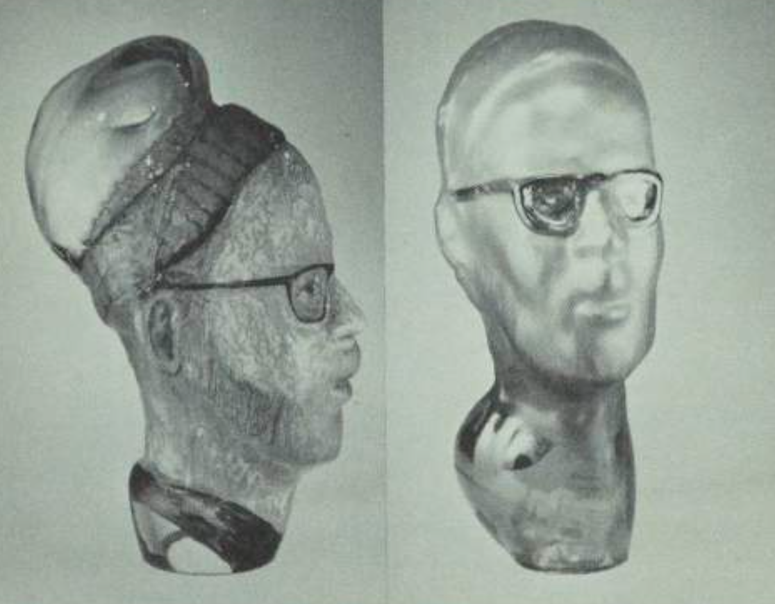 Glass Head Sculptures