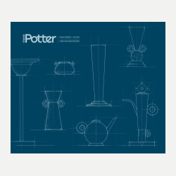 Cover, Studio Potter, Vol. 44, No. 2, Summer/Fall 2016, Function-Architecture