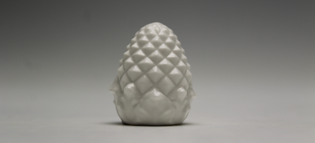 Ross Andrews 3D Print. His research focused on 19th Century Swansea and Nantgarw ceramics.