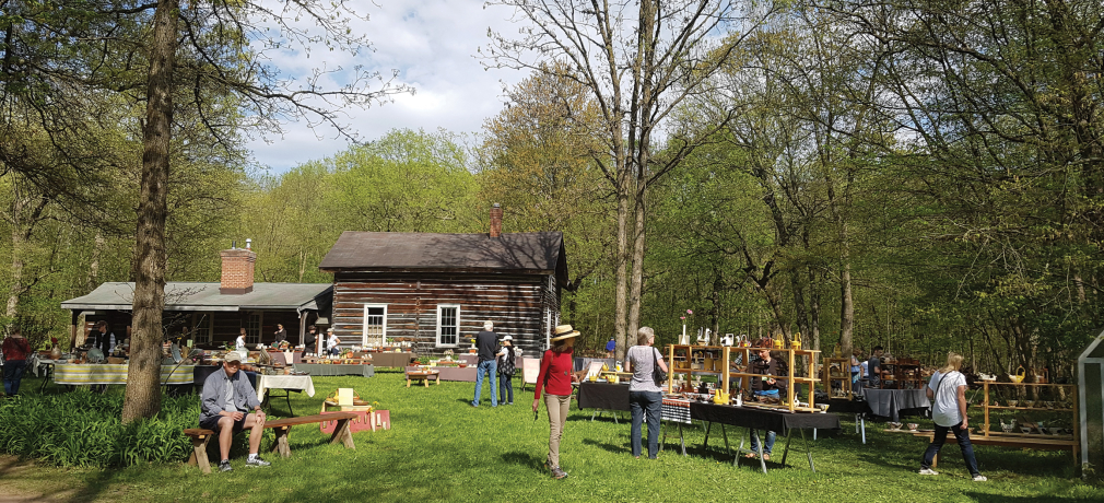 Home of Linda Christianson, 2017 St. Croix Pottery Tour, Lindstrom, Minnesota. Photograph by Elenor Wilson.