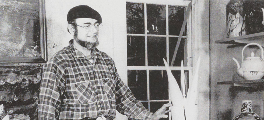 Norm in his studio, 1977-78.