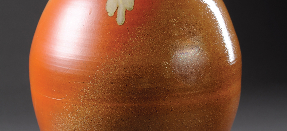 Nan Rothwell. Large Salt-Glazed Vase, 2011. 24 x 13.5 in. Salt-fired to Cone 10