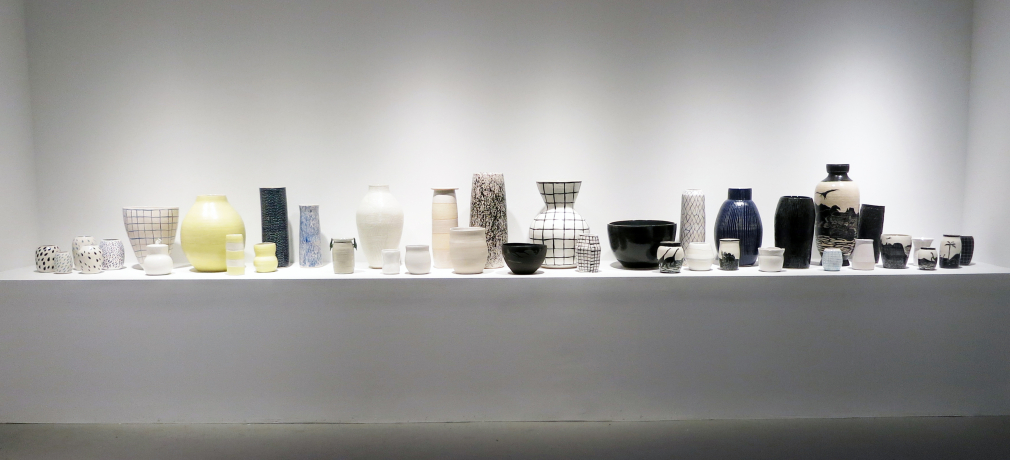 Shio Kusaka installation at the Whitney Biennial, 2014.  Photo courtesy of contemporaryartdaily.com.