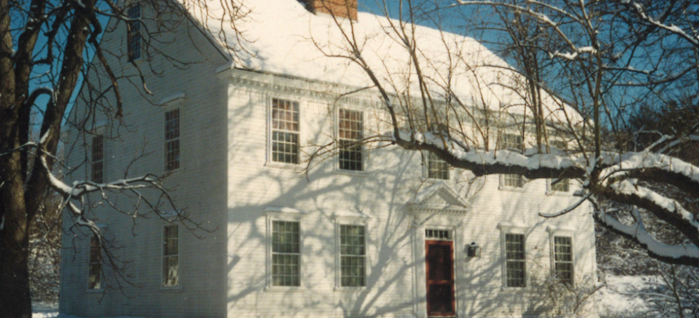 The Watkins's 1750s Middleton, Massachusetts home, one of three homes that housed their extensive collection of artwork.
