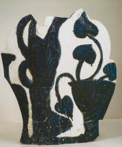 Portugal. Glazed earthenware, epoxy resin, lacquer and paint. 34.25 x 29.5 x 18 in. 2005.