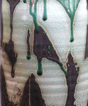 HP Bloomer. Vase (detail), 2015. Porcelain, soda-fired to cone 9.