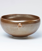 Kit Cornell. Bowl, 2016. Porcelain, Exeter clay glaze. Reduction fired to Cone 10. 4 x 8 in. Photo by Jacques Cornell.