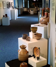 The life and work of Joan Watkins was highlighted in the 2016 Fuller Craft Museum exhibition Material Witness: Joan Pearson Watkins – Potter, Educator, and Collector.