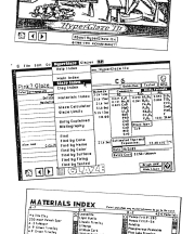 HyperGlaze software screenshots, 1992. 