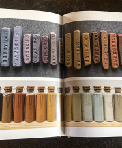Wild Clay, by Matt Levy, Takuro Shibata, and Hitomi Shibata, 2022, page 90-91 featuring local pigments found by K. Jodi Gear.