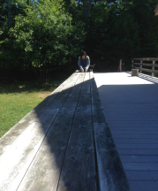 Resident Artist, Renqian Yang at Craigarden. 2018.
