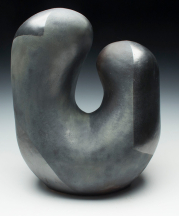 Will McComb. Biomorph, 2018. 12x6x5 in. Stoneware, Cone 10 oxidation. Photograph by author. 
