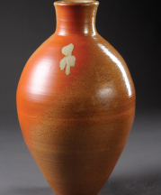 Nan Rothwell. Large Salt-Glazed Vase, 2011. 24 x 13.5 in. Salt-fired to Cone 10