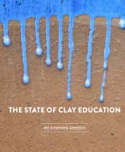 Title Page, State of Clay Education, by Stephen Creech, Vol. 46, No. 2, 2018. 