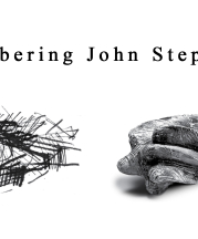 Left: John Stephenson. Mariners Tool Sketch, 1997. Pen and ink. Right: John Stephenson. Mariners Tool #14, 1997. Terracotta.
