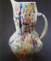 Hummingbird Pitcher, 2008. Pinched porcelain, 11 x 6 x 5 in.