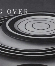Black and white carved tableware. 1996.