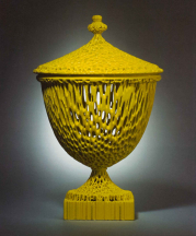 Michael Eden, Wedgwoodn't Tureen-Lemon. Produced by 3-D printing and selective laser sintering, with non-fired ceramic coating.