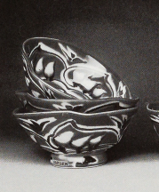Porcelain bowls by Sarah Jaeger.