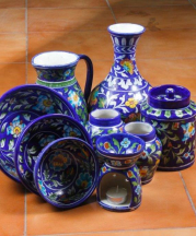 Neerja International. Table accessories ( tea light, bowl set, vase, jug).