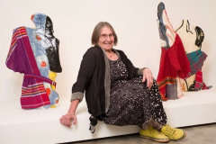 Betty Woodman at her show Theatre of the Domestic. Photograph: Graeme Robertson for the Guardian