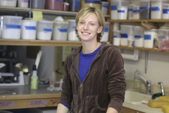 Julie K. Anderson in her studio.