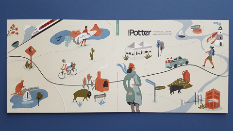 Vol. 46, No. 1 Poster (issue cover) by Zoe Pappenheimer, 2018 Vol. 46, No. 1 Poster (issue cover) by Zoe Pappenheimer, 2018