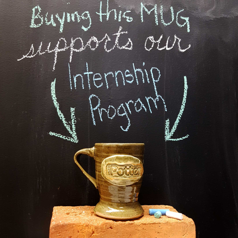 SP Logo Mug by David McBeth - supports our interns! SP Logo Mug by David McBeth - supports our interns!