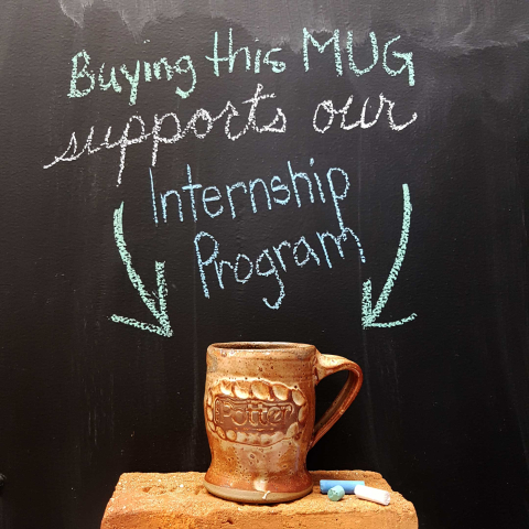 SP Logo Mug by David McBeth - supports our interns! SP Logo Mug by David McBeth - supports our interns!