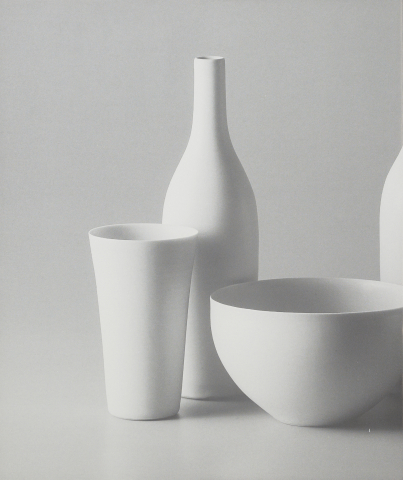 Gwyn Hanssen Pigott, Still Life, woodfired porcelain, 1996.