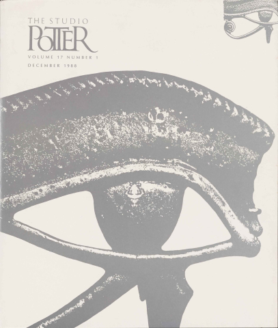 Utah Potters / Perception - Vol.17 No. 1, December 1988 Utah Potters / Perception - Vol.17 No. 1, December 1988