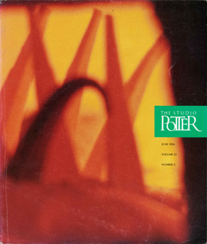 AR / MO Potters - Vol. 22 No. 2, June 1994 AR / MO Potters - Vol. 22 No. 2, June 1994