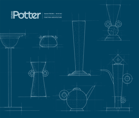 Cover, Studio Potter, Vol. 44, No. 2, Summer/Fall 2016, Function-Architecture Cover, Studio Potter, Vol. 44, No. 2, Summer/Fall 2016, Function-Architecture