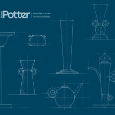 Cover, Studio Potter, Vol. 44, No. 2, Summer/Fall 2016, Function-Architecture