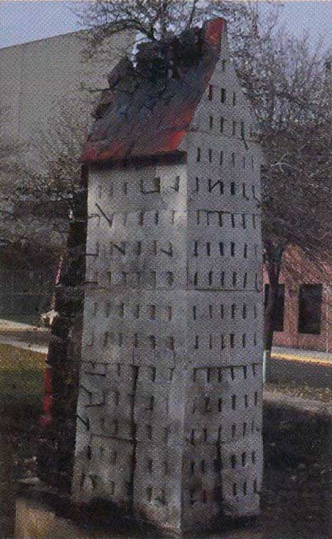 Installation at the University of Minnesota in the fall of 2004. Photo by Peter Latner.