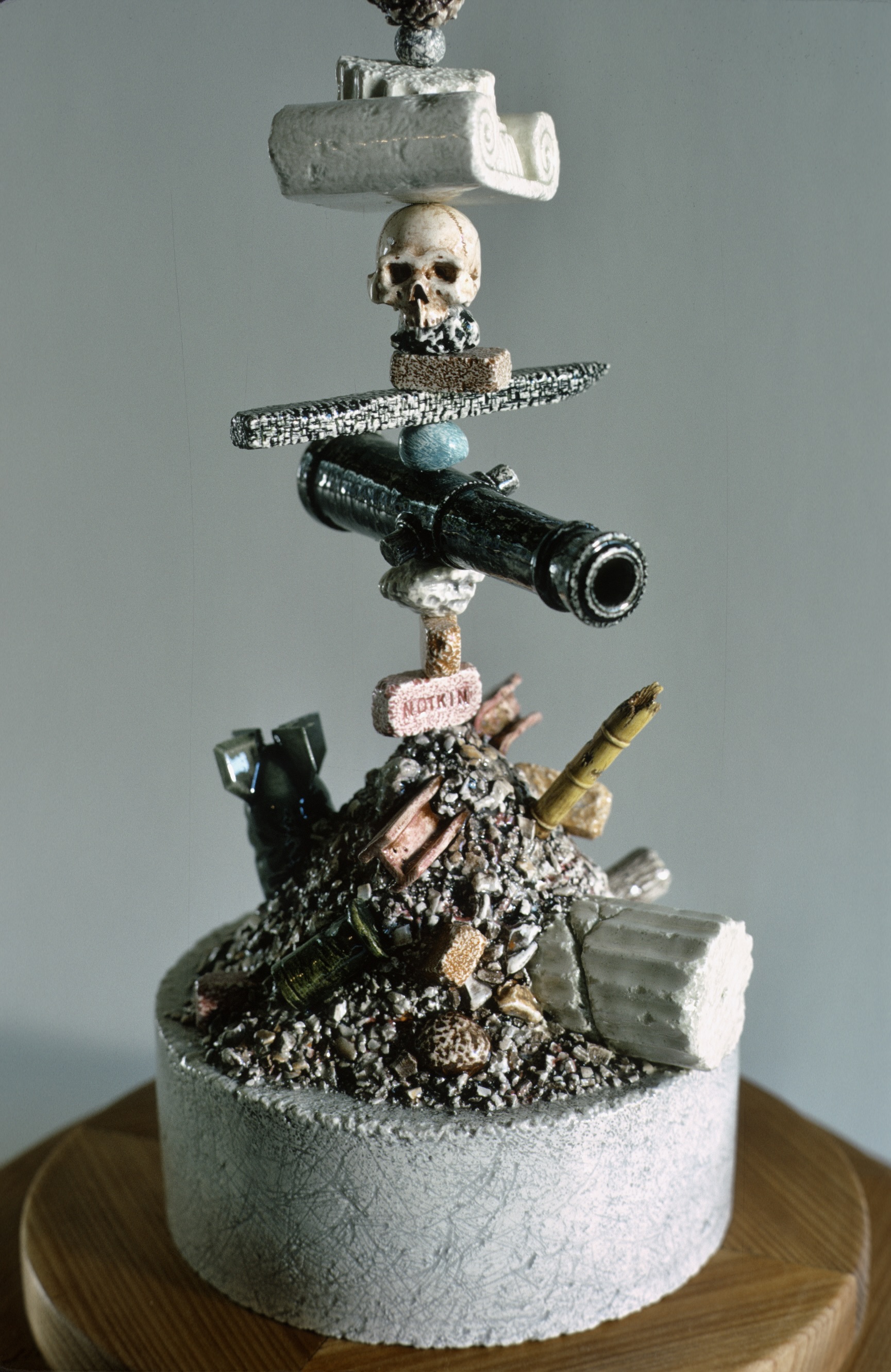 And They Shall Beat Their Swords Into Plowshares (detail). Photo courtesy of Richard Notkin.