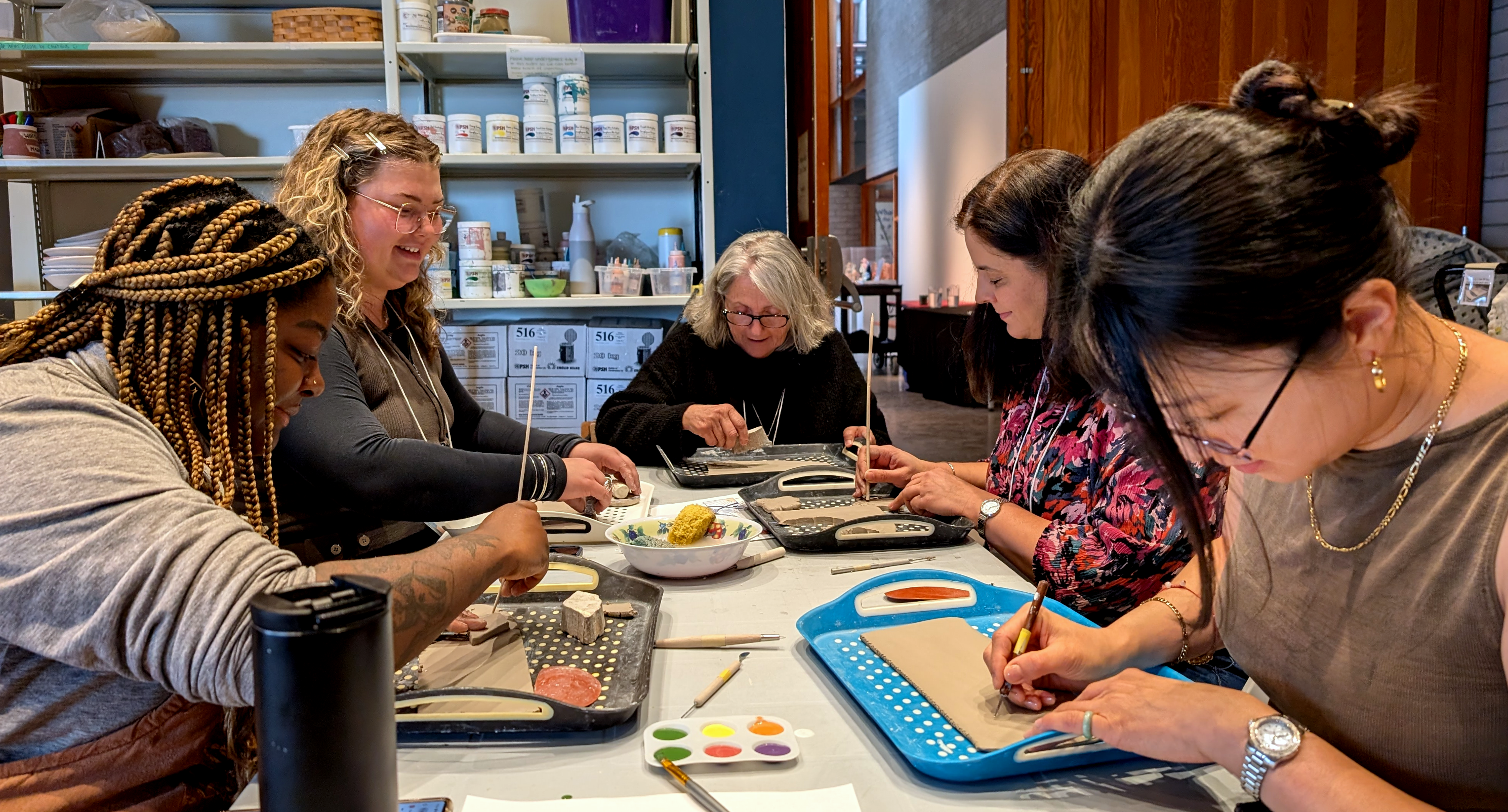 Tile-making activity