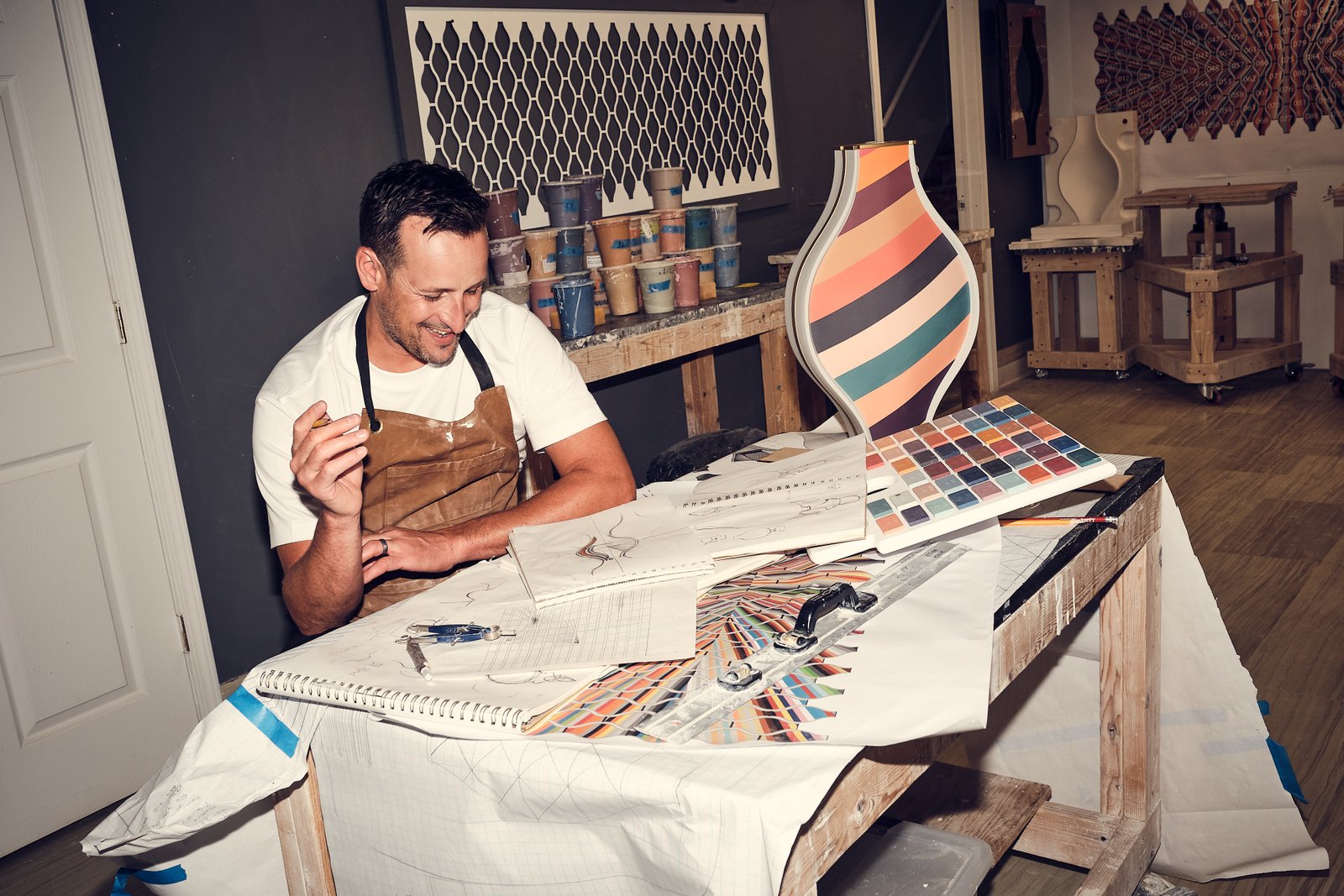Peter Pincus studio Rochester, photo courtesy of Clay Patric McBride