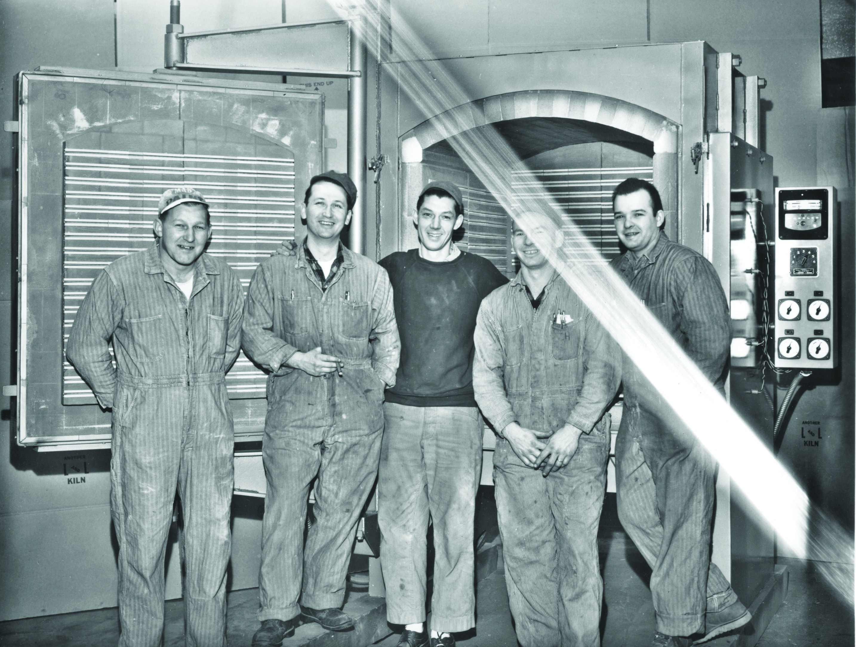 Paul and Shop Staff 1959